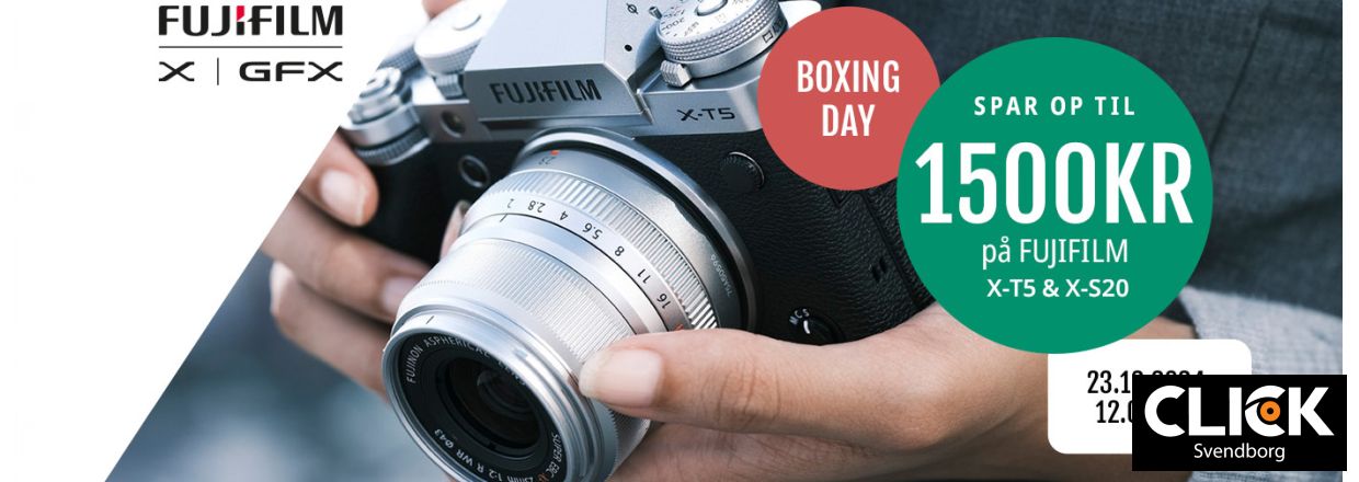 Fujifilm Boxing Days: Eksklusive Fujifilm Rabatter