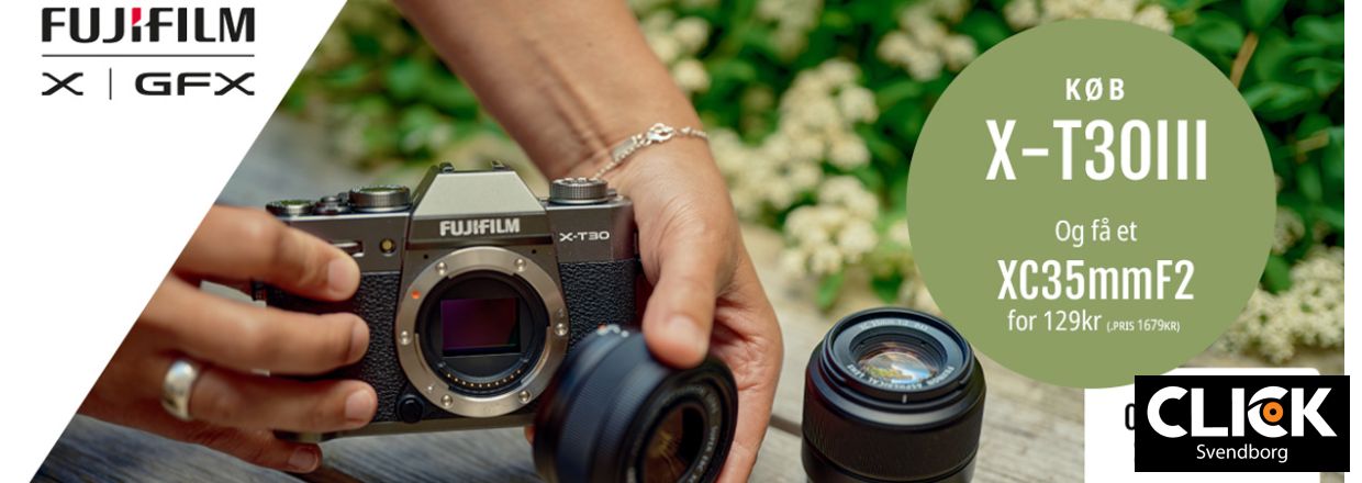 K�b Fujifilm X-T30 III � F� FUJINON XC35mm F2.0 for kun 129,-