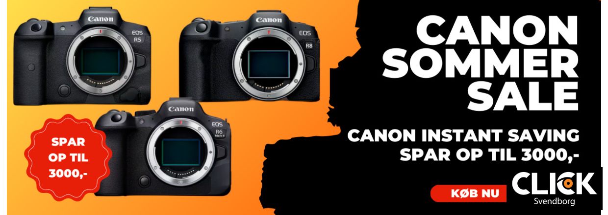 Oplev sommeren med et nyt Canon kamera - Spar op til 3000 kr.