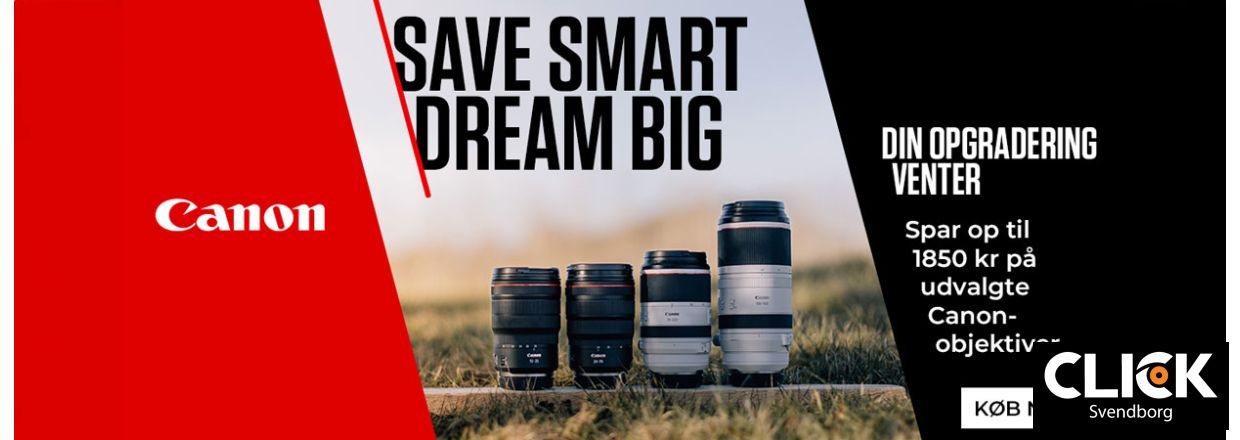 Opn Store Besparelser med Canon Save Smart, Dream Big kampagnen