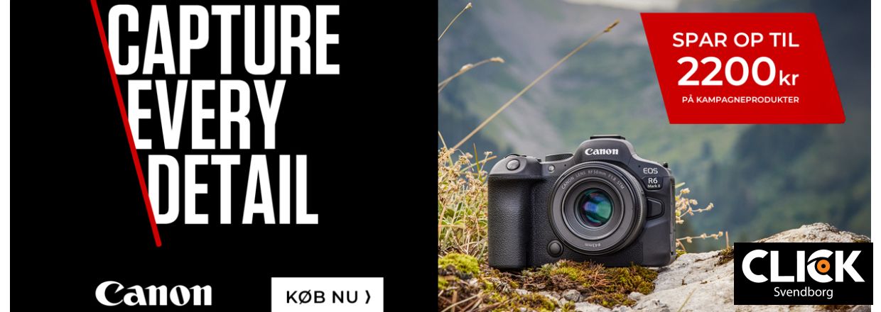 Canon kampagne � Spar stort p� EOS kameraer og RF objektiver