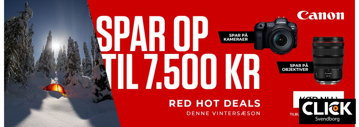 Canon Kampagne: Spar op til 7500,- p udvalgte kameraer