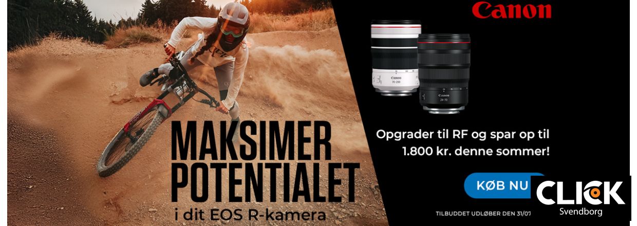 Canon Summer Instant Kampagne  Spar op til 1.800 kr. p udvalgte RF-objektiver