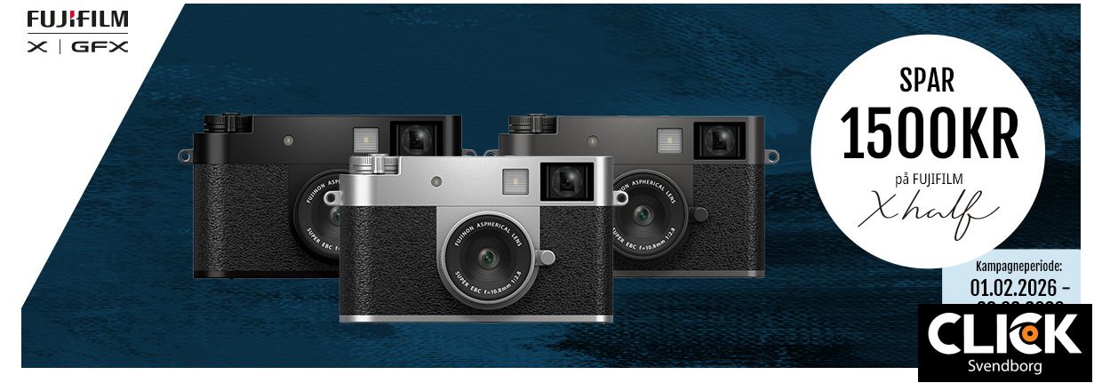 Spar 1.500,- p� Fujifilm X-half