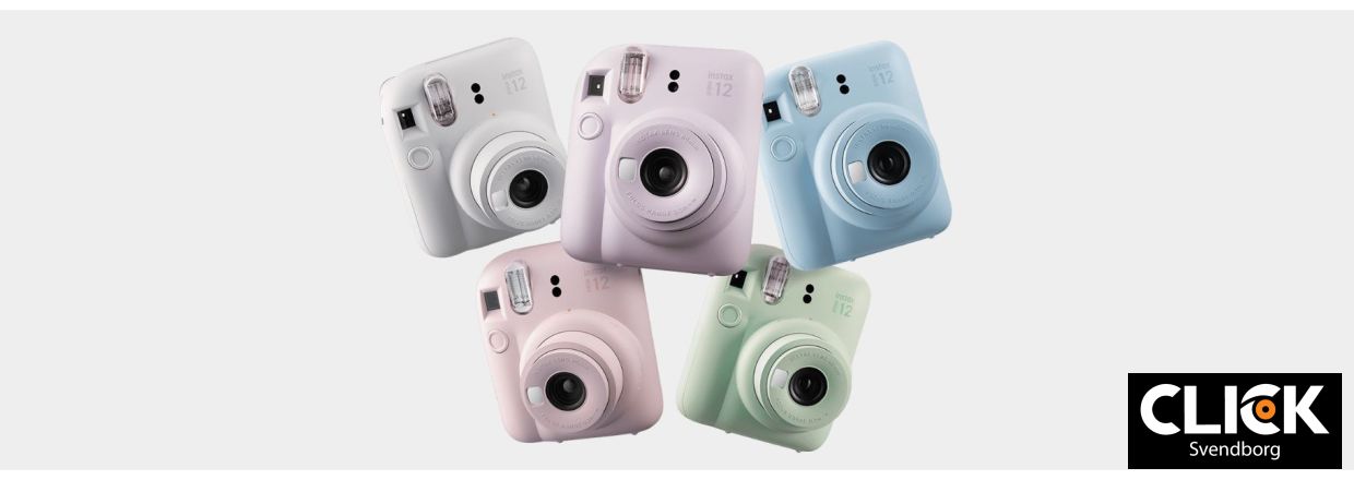 Capture the Moment: Et nrmere kig p de nye Fujifilm Instax Mini 12-kameraer