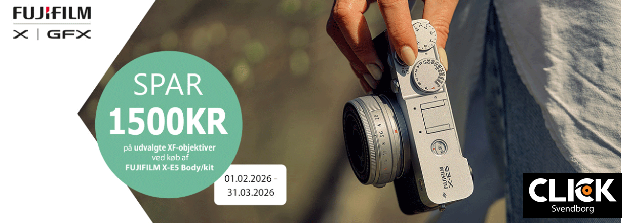 Fujifilm Kampagne � Spar 1.500,- p� ekstra objektiv