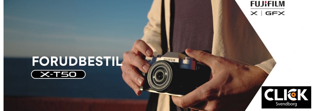 Oplev FUJIFILM X-T50: Kompakt Kraftpakke med Suvern Billedkvalitet