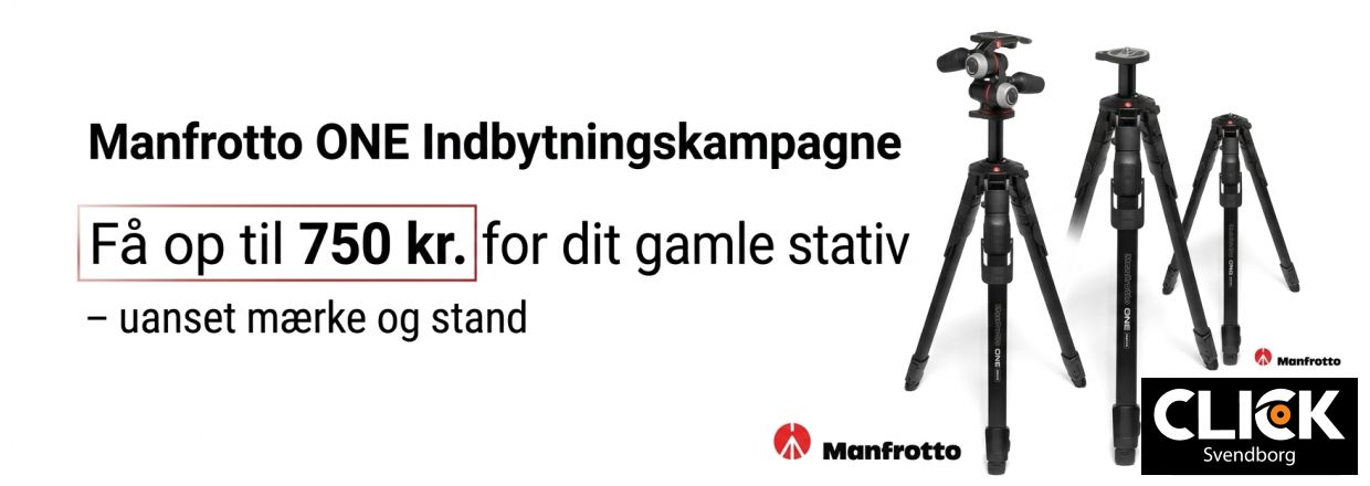 Manfrotto ONE Indbytningskampagne