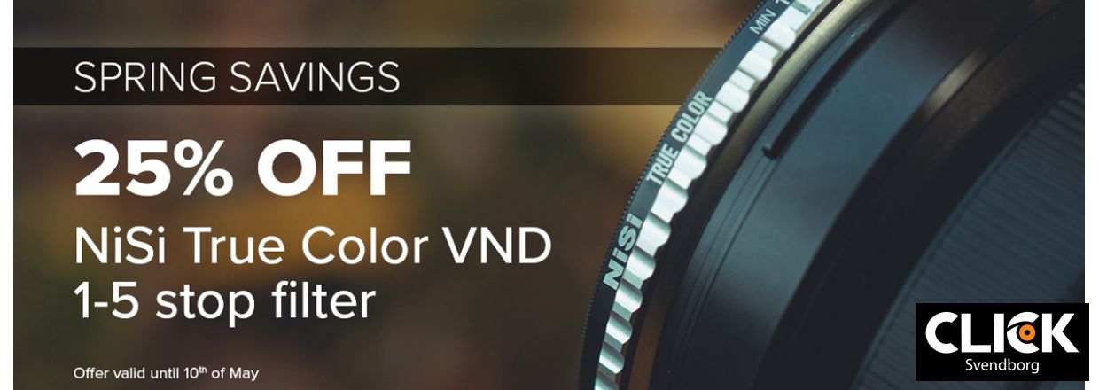 Spar 25% p� NiSi True Color VND 1�5 Stop Filter 