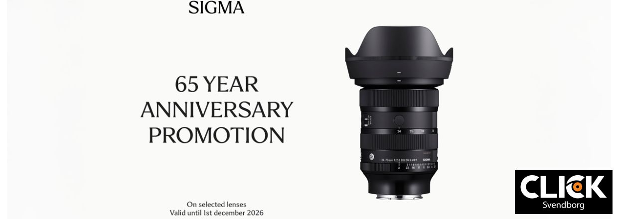 Sigma 65th Anniversary Celebration Promotion