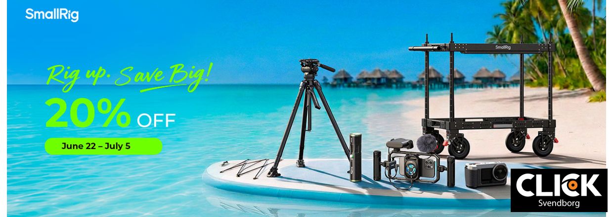 Spar 20% p� alle SmallRig produkter � Opgrad�r dit setup i dag