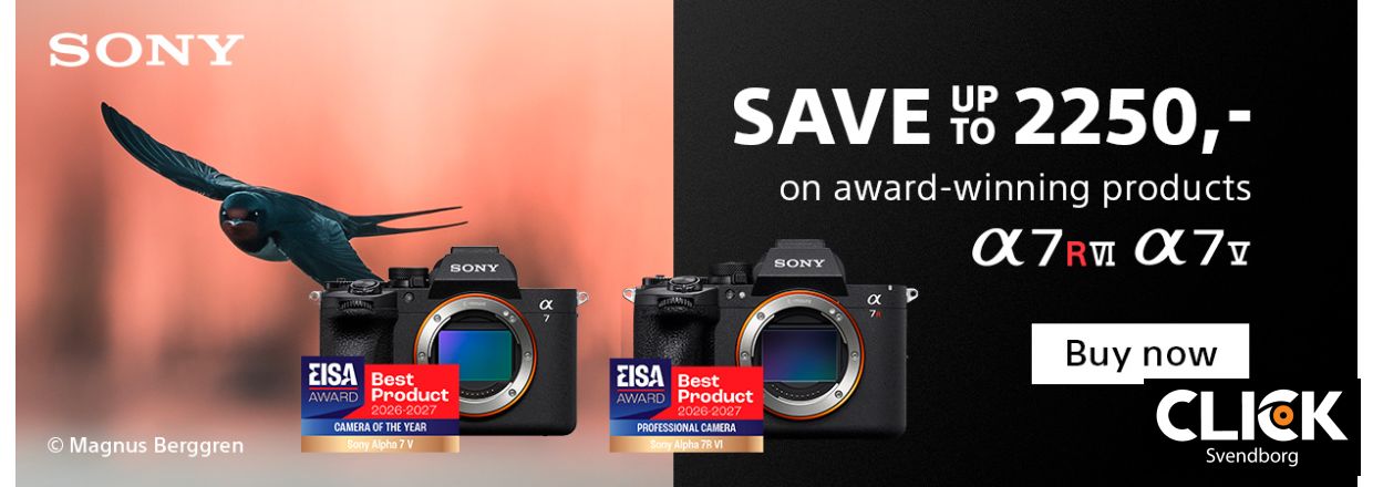 Sony Instant Rabat p� Udvalgte Full-Frame Kameraer