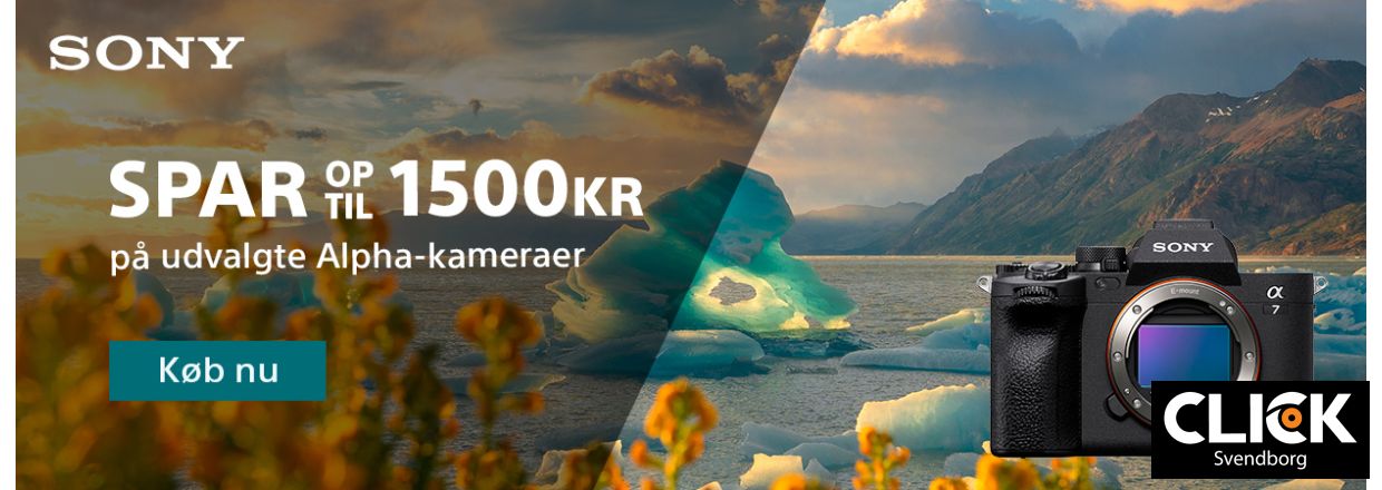 Spar op til 1.500 kr. p� udvalgte Sony Alpha kameraer