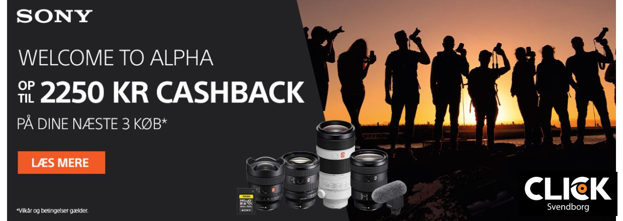 Velkommen til Sony, Fantastiske Cashback Fordele med Sony!