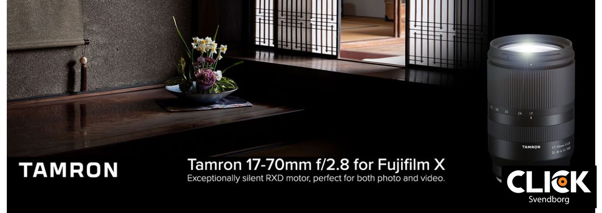 Tamron udvider deres sortiment af objektiver til Fujifilm med det nye Tamron 17-70mm.