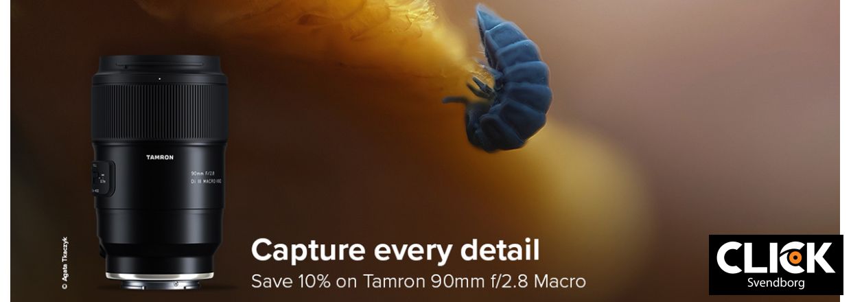 Tamron Macro Kampagne � Spar 10% p� Tamron 90mm F/2.8 Di III Macro VXD