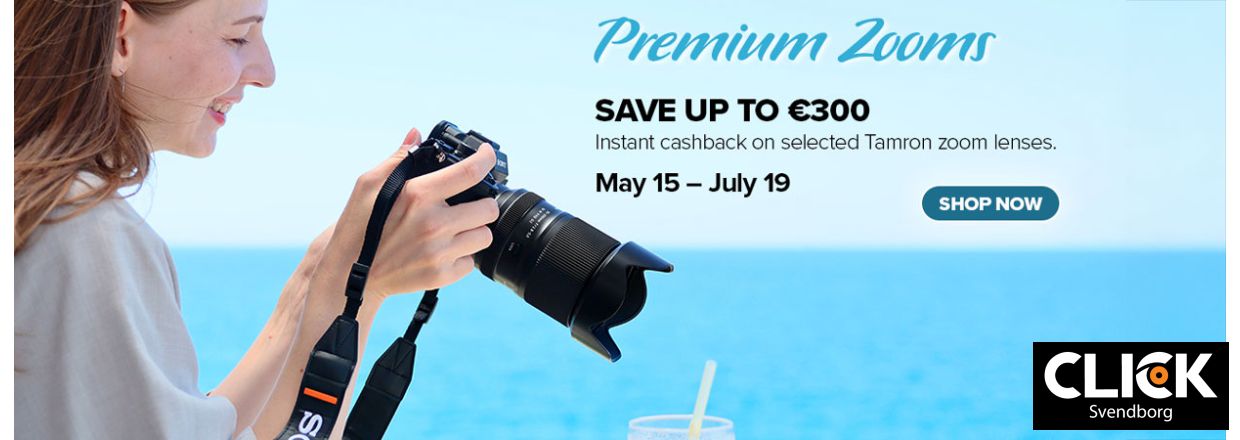 Tamron Instant Rabat Kampagne � Spar op til 2.250 kr. p� popul�re objektiver