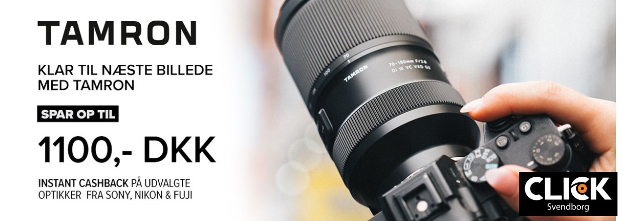 Spar op til 1.100 kr. p udvalgte Tamron-objektiver