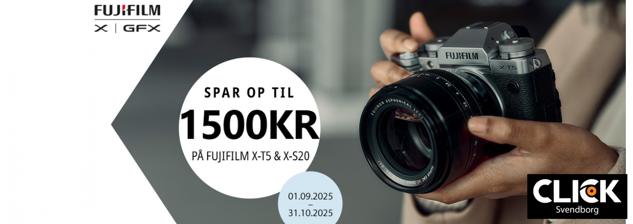 Fujifilm kampagne  Spar p X-T5 og X-S20