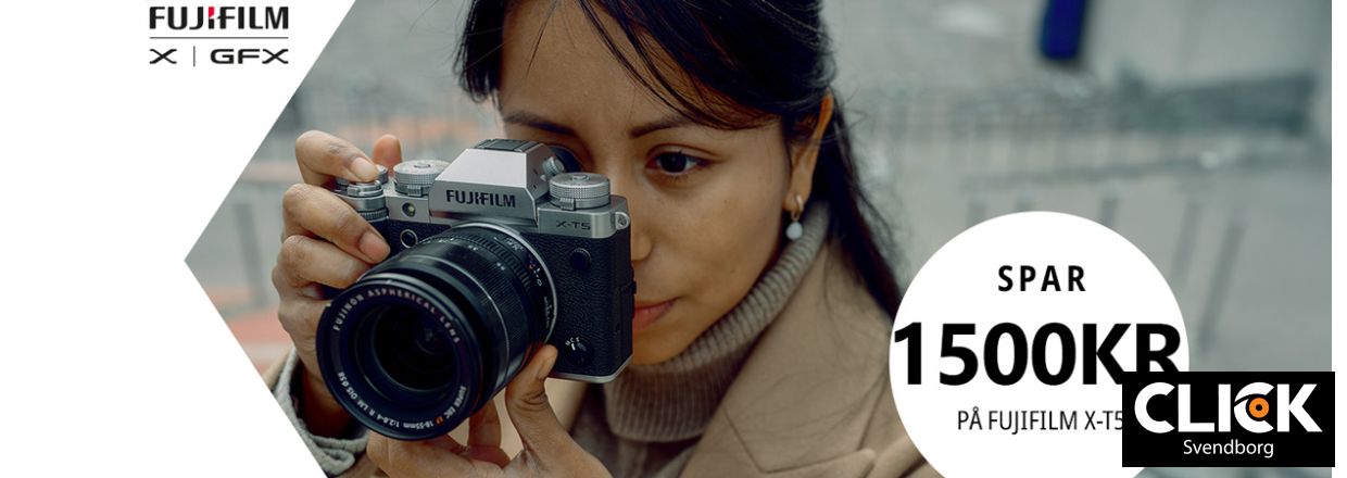 Fujifilm Instant Rabat � Spar 1.500 kr. p� Fujifilm X-T5
