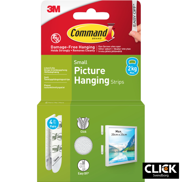 3M Command strips smal 2kg