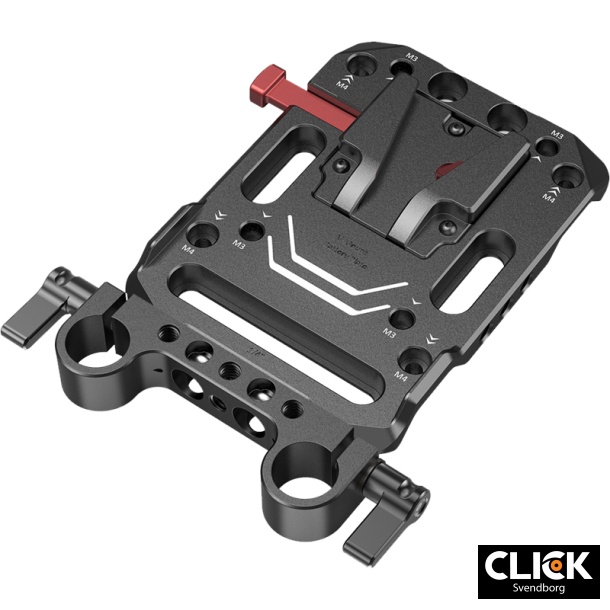 SmallRig 3016 Battery Plate V-Mount w Rod Clamp