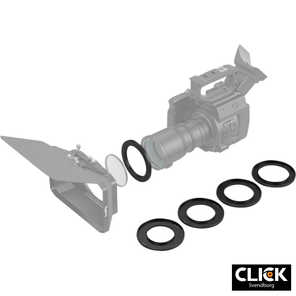 SmallRig 3410 Screw-In Reduction Ring Set (67, 72, 77, 82, 86mm - 114mm) For Matte Box 2660