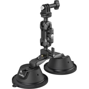 SmallRig 3566 Suction Cup Portable Dual with Camera Mount SC-2K