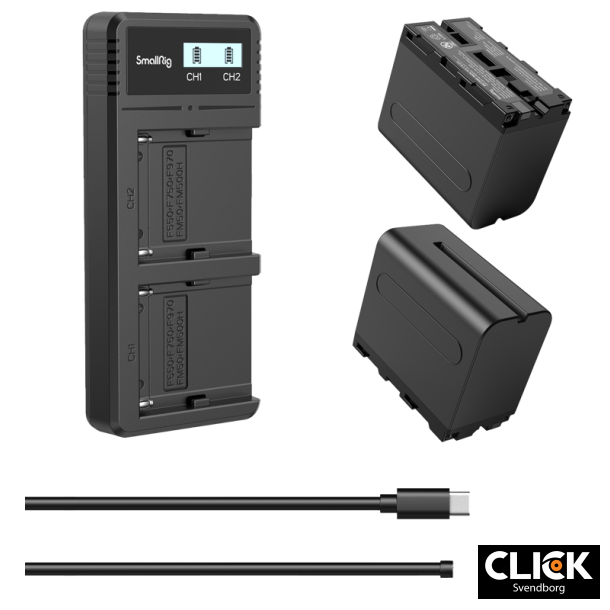 SmallRig 3823 NP-F970 Battery &amp; Charger Kit
