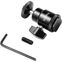 SmallRig 761 Cold shoe mount - Ballhead 1/4" screw