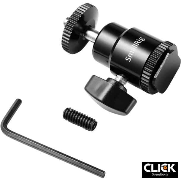 SmallRig 761 Cold shoe mount - Ballhead 1/4" screw