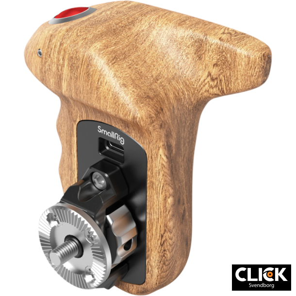 SmallRig 3324 Rosette Side Handle Wood with Record Start/Stop Remote Trigger