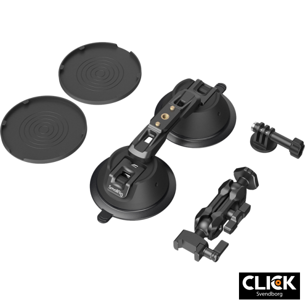 SmallRig 3566 Suction Cup Portable Dual with Camera Mount SC-2K