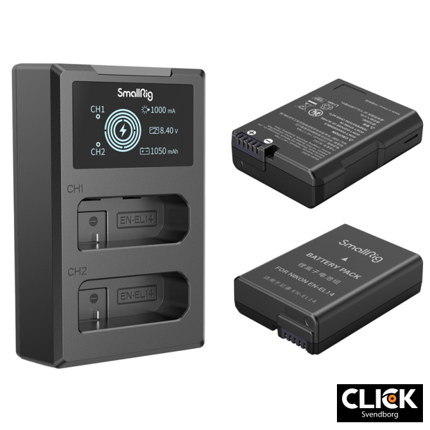 SmallRig 3819 EN-EL14 Battery &amp; Charger Kit