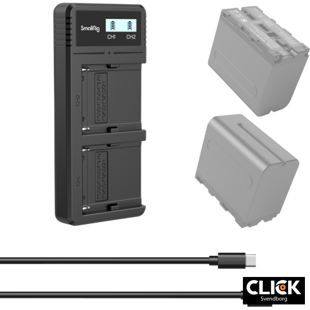 SmallRig 4086 Battery Charger For NP-F970 Batteries