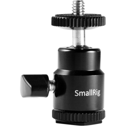 SmallRig 761 Cold shoe mount - Ballhead 1/4" screw