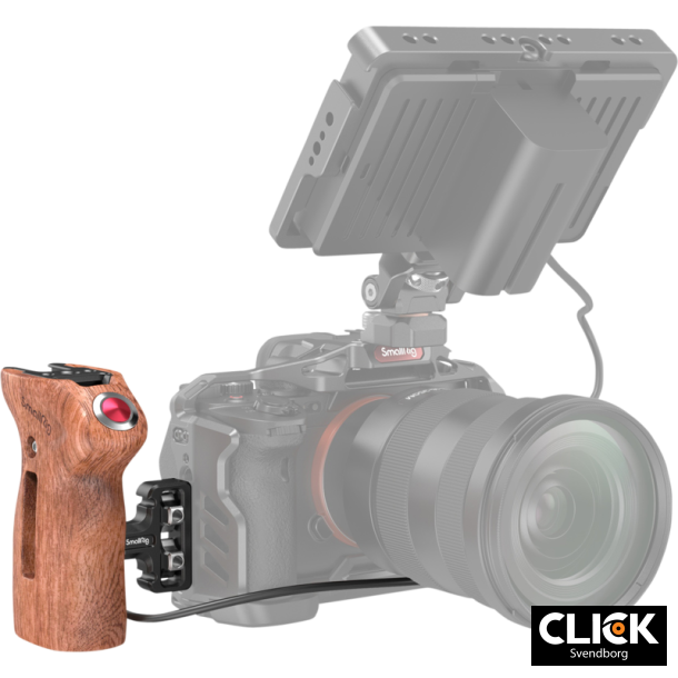 SmallRig 3323 Side Handle Wood with Start/Stop Remote Trigger