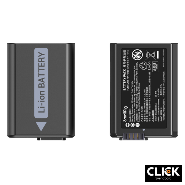 SmallRig 3818 NP-FW50 Battery &amp; Charger Kit