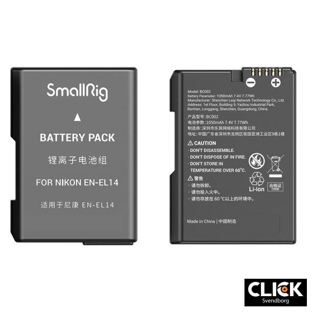SmallRig 3819 EN-EL14 Battery &amp; Charger Kit