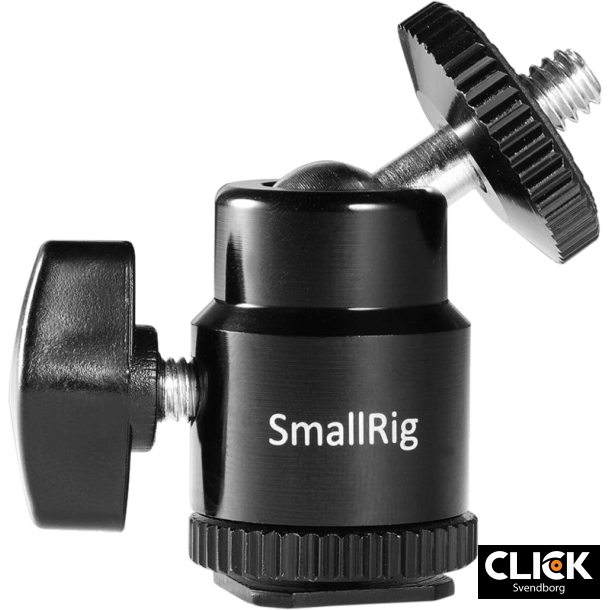 SmallRig 761 Cold shoe mount - Ballhead 1/4" screw