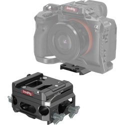 SmallRig 3067 Baseplate Lightweight with Dual 15mm Rod Clamp