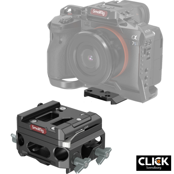 SmallRig 3067 Baseplate Lightweight with Dual 15mm Rod Clamp