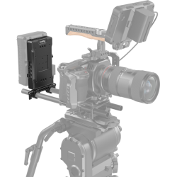 SmallRig 3203 Battery Adapter Plate V-Mount w Dual 15mm Rod Clamp