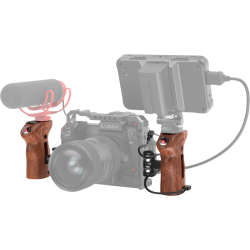 SmallRig 3323 Side Handle Wood with Start/Stop Remote Trigger