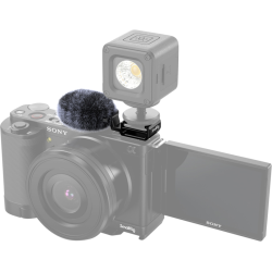 SmallRig 3526 Cold Shoe Adapter with windshield Kit For Sony ZV-E10 &amp; ZV-1