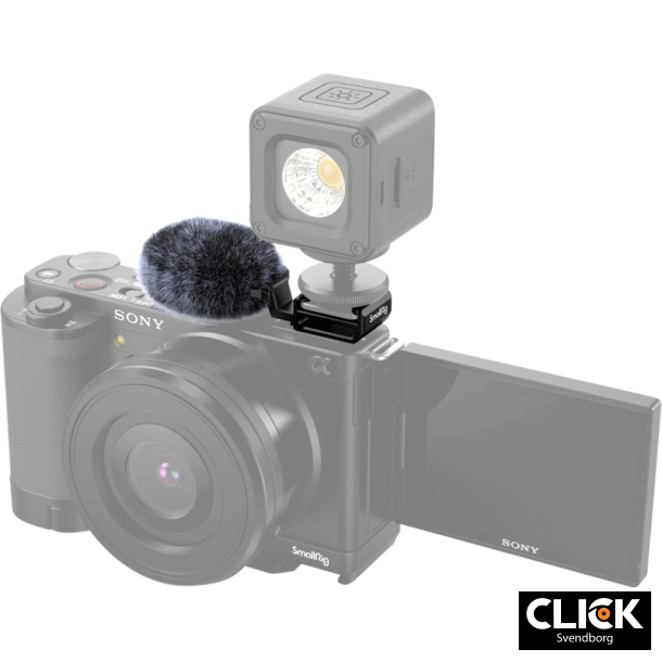 SmallRig 3526 Cold Shoe Adapter with windshield Kit For Sony ZV-E10 &amp; ZV-1