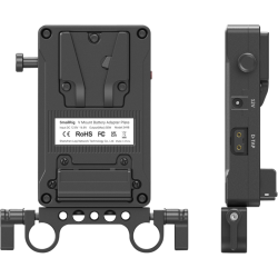 SmallRig 3498 Battery Adapter Plate V-Mount (Basic Version) with Dual Rod Clamp