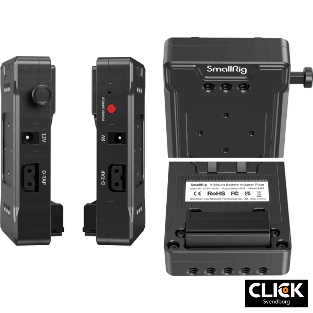 SmallRig 3499 Battery Adapter Plate V-Mount (Basic Version) With Extension Arm