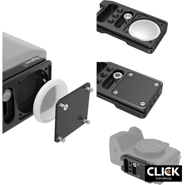 SmallRig 4150 Mount Plate Quick Release (ARCA) for AirTag