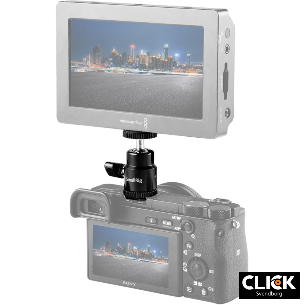 SmallRig 761 Cold shoe mount - Ballhead 1/4" screw